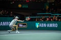 Tim Puetz playing the semi final at ABN AMRO Open 2023 tennis player at Rotterdam Ahoy arena