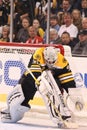 Tim Thomas Boston Bruins makes the save Royalty Free Stock Photo