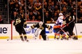Tim Thomas makes the save. Royalty Free Stock Photo