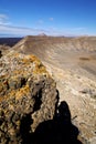 Timanfaya in los volcanes volcanic r