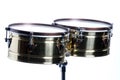 Timbales Isolated On White Royalty Free Stock Photo