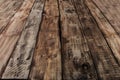 Timber brown wood plank texture, wall industrial background Royalty Free Stock Photo