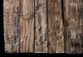 Timber brown wood plank texture, wall industrial background Royalty Free Stock Photo