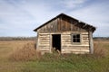 A timber cabin, Alberta Royalty Free Stock Photo
