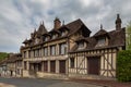 Timber framed house where the composer Maurice Ravel lived in Lyons la foret, Haute Normandy, France