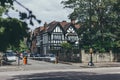 The timber-framed houses in Vale Close near Maida Vale Street, Maida Vale, London