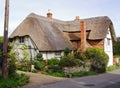 Timber Framed Thatched Village Cottage Royalty Free Stock Photo