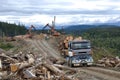 Timber hauler Royalty Free Stock Photo