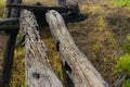 Timber Lumber old bridge.