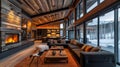 Timber Mountain Chalet Interior Concept