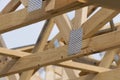 Timber Roof Frame Royalty Free Stock Photo