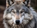 Timber Wolf Looks Left Royalty Free Stock Photo