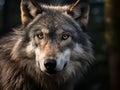 Timber Wolf Stare