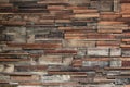 Timber wood wall texture background, dark wooden wall. Royalty Free Stock Photo