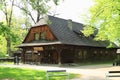 Timbered house - Pub On the last penny Royalty Free Stock Photo