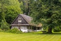 timbered house of the widow Mihulkova, godmother of the robber Ledricek, Orlicke Mountains, Czech republic