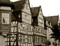 Timbered houses Royalty Free Stock Photo