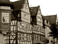 Timbered houses