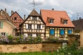 Timbered houses in Alsace, France