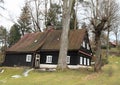 Timbered mountain cottage