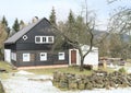 Timbered mountain cottage