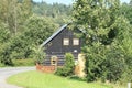 Timbered mountain cottage