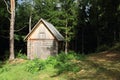 Timbered shed