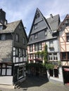 Timberframe houses in Monschau Royalty Free Stock Photo