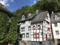 Timberframe houses in Monschau Royalty Free Stock Photo