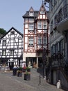 Timberframe houses in Monschau, Germany Royalty Free Stock Photo