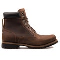 Timberland Rugged 6in Plain to Dark brown boot Royalty Free Stock Photo