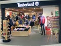 Timberland shop in hong kong Royalty Free Stock Photo