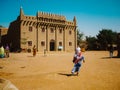 Timbuktu, Mali, Africa - February 3, 2008: Street view of the city of Timbuktu in Mali Africa