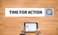 TIME FOR ACTION Royalty Free Stock Photo