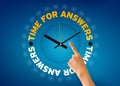 Time for Answers Royalty Free Stock Photo