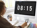 Time Appointment Schedule Punctual Graphic Concept Royalty Free Stock Photo