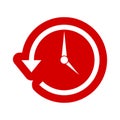 Time back icon, History icon Royalty Free Stock Photo