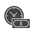 Time Based Payment icon vector image.