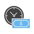 Time Based Payment icon vector image.