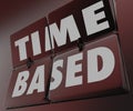 Time Based Words Clock Retro Tiles Flipping Measure Results