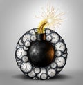 Time Bomb Royalty Free Stock Photo
