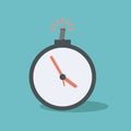 Time bomb. concept vector design Royalty Free Stock Photo