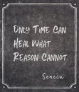 Time can heal Seneca quote