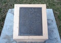 Time capsule information for the 100th birthday of the Presidio County Courthouse in Marfa, Texas.