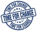 time for change blue stamp