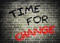 Time for change Royalty Free Stock Photo
