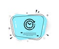 Time change icon. Clock sign. Watch. Vector