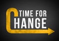 Time for Change - improve yourself Royalty Free Stock Photo