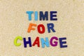 Time for change mindset attitude adjustment direction