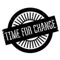 Time for change stamp Royalty Free Stock Photo